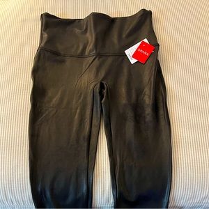 Spanx faux leather leggings